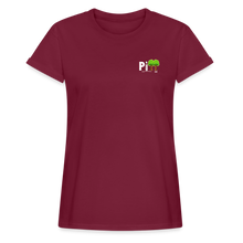 Load image into Gallery viewer, Women's Relaxed Fit T-Shirt - burgundy