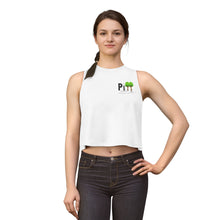 Load image into Gallery viewer, Crop Top – Pine Trees PI Design (Women’s Casual Nature Graphic)