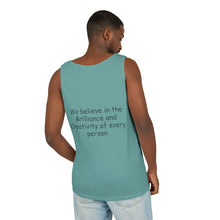 Load image into Gallery viewer, PJJ LLC Tree Logo Tank Top — Inspirational Brilliance &amp; Creativity Graphic Tank
