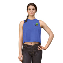 Load image into Gallery viewer, Crop Top – Pine Trees PI Design (Women’s Casual Nature Graphic)
