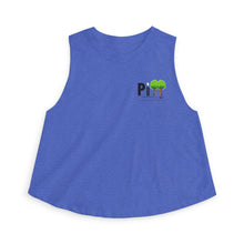 Load image into Gallery viewer, Crop Top – Pine Trees PI Design (Women’s Casual Nature Graphic)

