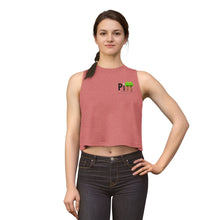 Load image into Gallery viewer, Crop Top – Pine Trees PI Design (Women’s Casual Nature Graphic)
