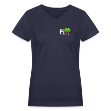 Load image into Gallery viewer, Women&#39;s V-Neck T-Shirt - navy
