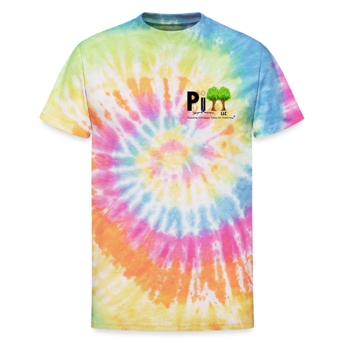 Unisex Tie Dye T-Shirt - rainbow