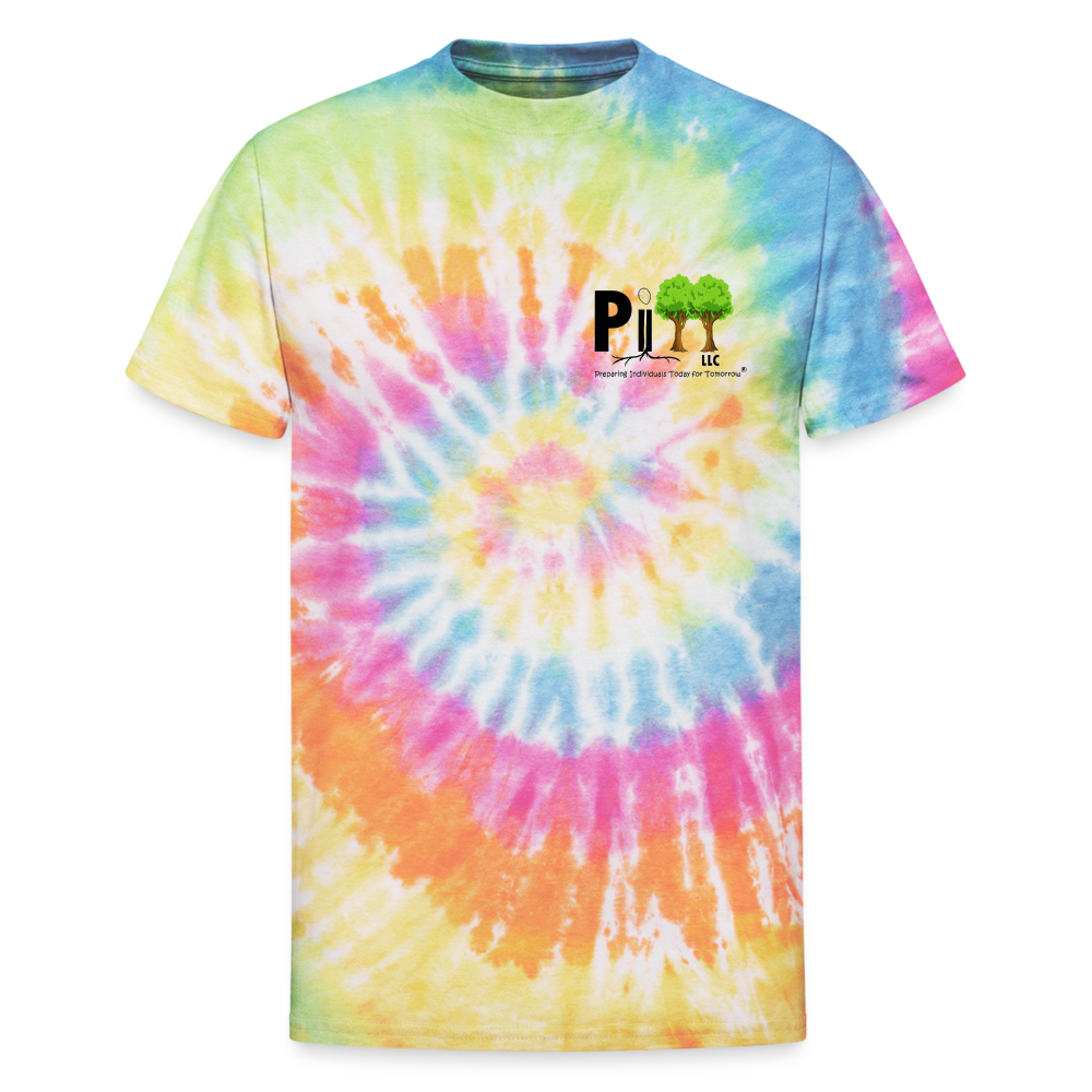 Unisex Tie Dye T-Shirt - rainbow