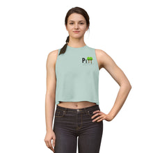 Load image into Gallery viewer, Crop Top – Pine Trees PI Design (Women’s Casual Nature Graphic)
