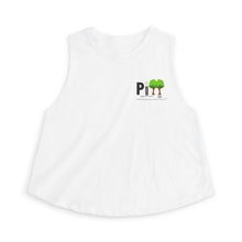 Load image into Gallery viewer, Crop Top – Pine Trees PI Design (Women’s Casual Nature Graphic)
