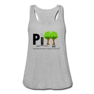 Women's Flowy Tank Top - heather gray