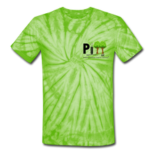 Load image into Gallery viewer, Unisex Tie Dye T-Shirt - spider lime green
