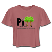 Load image into Gallery viewer, Women&#39;s Cropped T-Shirt - mauve
